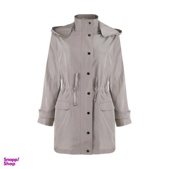 مانتو زنانه مانگ (Mong) مدل پرسپکتیو رنگ سدری