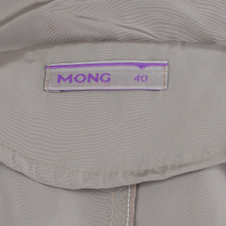 مانتو زنانه مانگ (Mong) مدل پرسپکتیو رنگ سدری