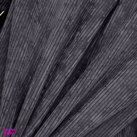 مانتو زنانه مانگ (Mong) مدل مخمل پیراهنی رنگ مدادی