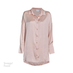 پیراهن زیبو (Ziboo) مدل R027-ST-Drop shoulder oversize صورتی