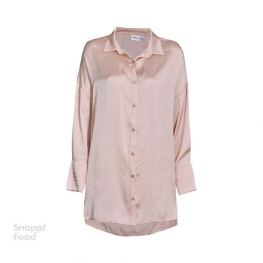 پیراهن زیبو (Ziboo) مدل R027-ST-Drop shoulder oversize صورتی