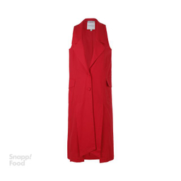 وست زیبو (Ziboo) مدل Notched lapel long قرمز