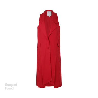 وست زیبو (Ziboo) مدل Notched lapel long قرمز