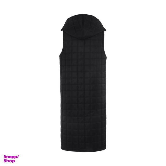 کاپشن زنانه مانگ (Mong) مدل پافر مربعی رنگ مشکی