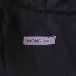 کاپشن زنانه مانگ (Mong) مدل پافر مربعی رنگ مشکی