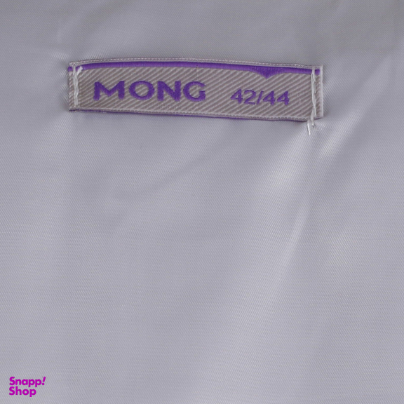 کاپشن زنانه مانگ (Mong) مدل پافر مربعی رنگ نقره ای