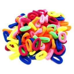 کش مو زنانه مدل رنگین‌ کمان مجموعه 50 عددی