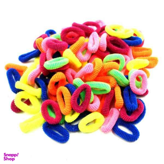 کش مو زنانه مدل رنگین کمان مجموعه 50 عددی