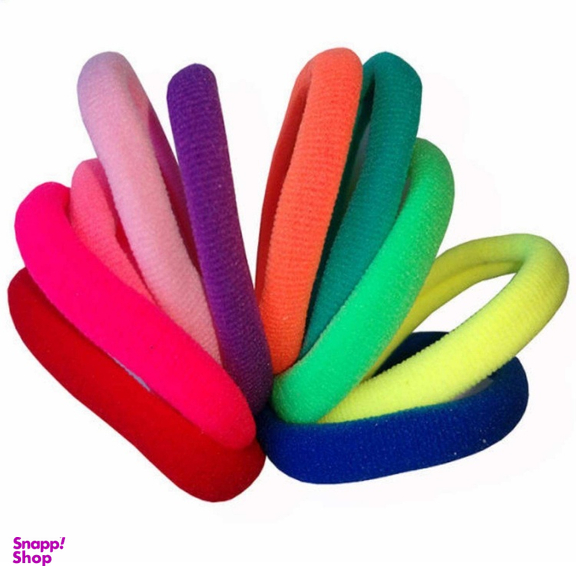 کش مو زنانه مدل رنگین کمان مجموعه 50 عددی