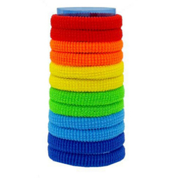 کش مو زنانه مدل رنگین‌ کمان مجموعه 50 عددی