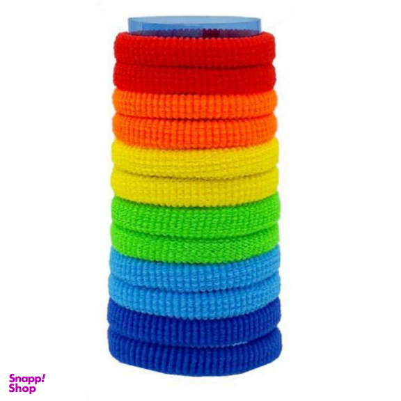 کش مو زنانه مدل رنگین کمان مجموعه 50 عددی