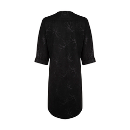 مانتو زنانه مانگ (Mong) مدل سوییت طرح شاخه رنگ مشکی