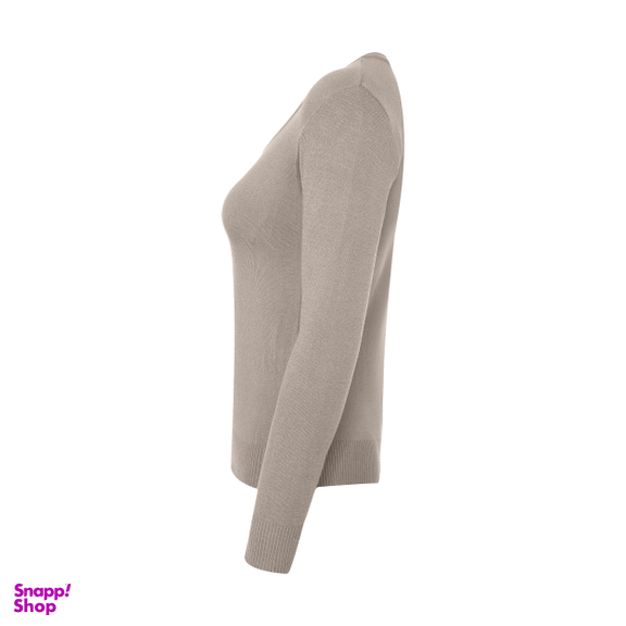 پلیور زنانه مانگ (Mong) مدل بافت آستین بلند یقه هفت فری سایز