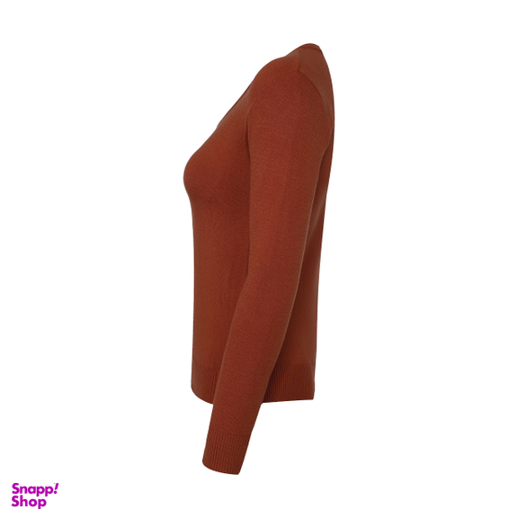 پلیور زنانه مانگ (Mong) مدل بافت آستین بلند یقه هفت فری سایز