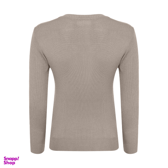 پلیور زنانه مانگ (Mong) مدل بافت آستین بلند یقه هفت فری سایز