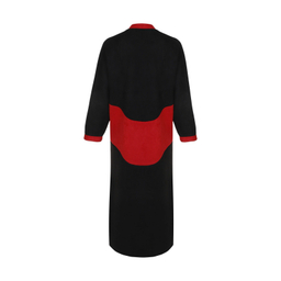 مانتو زنانه مانگ (Mong) مدل لاله سه رنگ رنگ مشکی قرمز