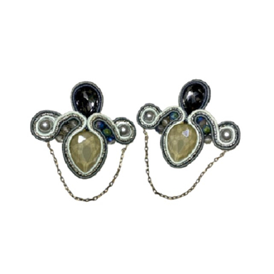 گوشواره آویزه مدل سوتش 7 کد AVZ045