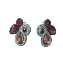 گوشواره آویزه مدل سوتش 17 کد AVZ055