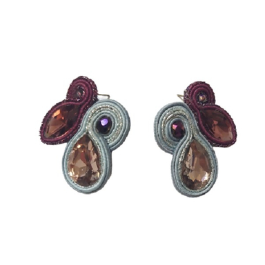 گوشواره آویزه مدل سوتش 17 کد AVZ055