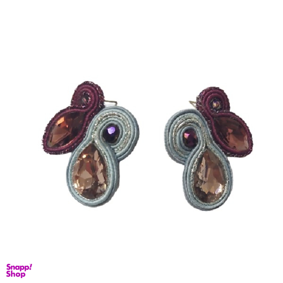 گوشواره آویزه مدل سوتش 17 کد AVZ055