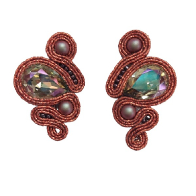 گوشواره آویزه مدل سوتش 16 کد AVZ054