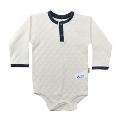 بادی آستین بلند نوزادی پسرانه نیروان (Nirvaan) مدل نوید