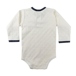 بادی آستین بلند نوزادی پسرانه نیروان (Nirvaan) مدل نوید