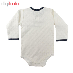 بادی آستین بلند نوزادی پسرانه نیروان (Nirvaan) مدل نوید