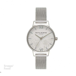 ساعت مچی عقربه ای زنانه الیویا (Olivia Burton) مدل OB16MV54 جنس بدنه فلز رنگ نقره ای