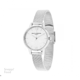 ساعت مچی عقربه ای زنانه الیویا (Olivia Burton) مدل OB16MV54 جنس بدنه فلز رنگ نقره ای