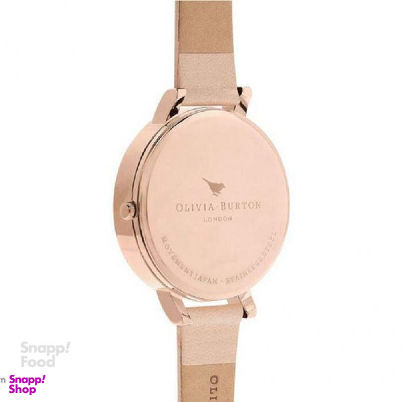 ساعت مچی عقربه ای زنانه الیویا (Olivia Burton) مدل OB16EB01 جنس بدنه فلزرنگ صورتی