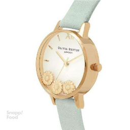 ساعت مچی عقربه ای زنانه الیویا (Olivia Burton) مدل OB16CH17 جنس بدنه فلزرنگ سبز