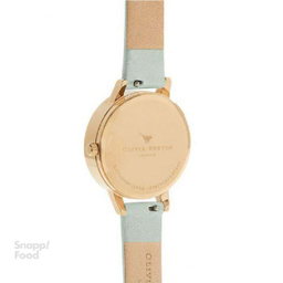 ساعت مچی عقربه ای زنانه الیویا (Olivia Burton) مدل OB16CH17 جنس بدنه فلزرنگ سبز
