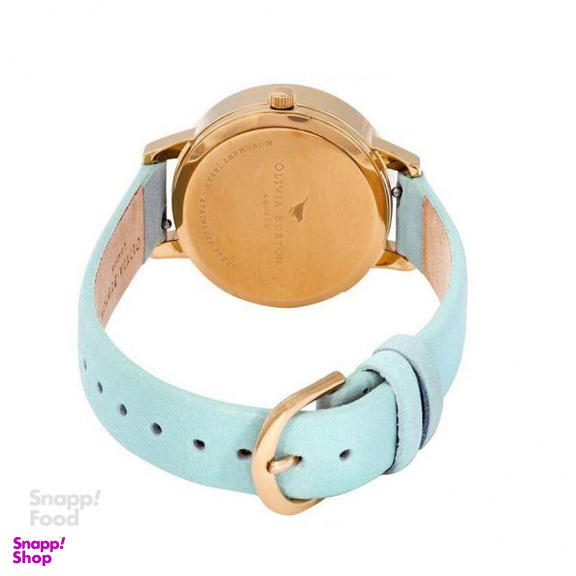 ساعت مچی عقربه ای زنانه الیویا (Olivia Burton) مدل OB16CH17 جنس بدنه فلزرنگ سبز