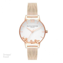 ساعت مچی عقربه ای زنانه الیویا (Olivia Burton) مدل OB16CH01 جنس بدنه فلز رنگ رزگلد