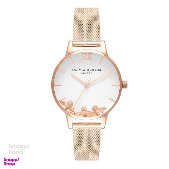 ساعت مچی عقربه ای زنانه الیویا (Olivia Burton) مدل OB16CH01 جنس بدنه فلز رنگ رزگلد