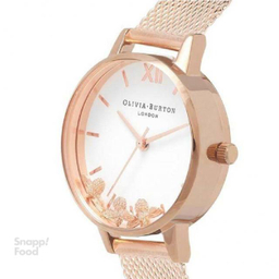 ساعت مچی عقربه ای زنانه الیویا (Olivia Burton) مدل OB16CH01 جنس بدنه فلز رنگ رزگلد