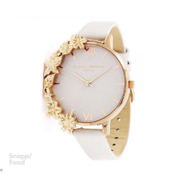 ساعت مچی عقربه ای زنانه الیویا (Olivia Burton) مدل OB16CB06 جنس بدنه استیل رنگ سفید