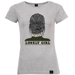 تی شرت زنانه 27 مدل Lonely Girl کد V33