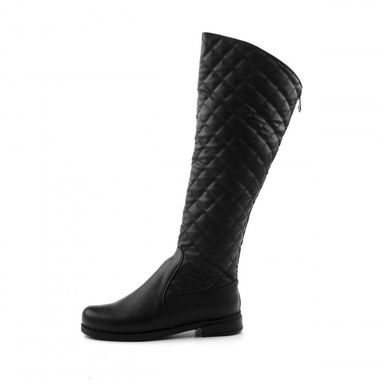 بوت چرم زنانه کفش میلاد (Miald Shoes) طرح شنل کد 159000602