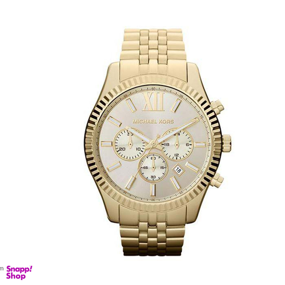 ساعت مچی عقربه ای مردانه مایکل کورس (Michael Kors) مدل MK8281 رنگ طلایی