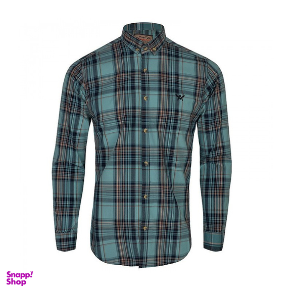 پیراهن کتان چهارخانه درشت مردانه پالتار شیک (Paltar Shik) طرح Abercrombie کد 344008953