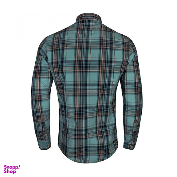 پیراهن کتان چهارخانه درشت مردانه پالتار شیک (Paltar Shik) طرح Abercrombie کد 344008953