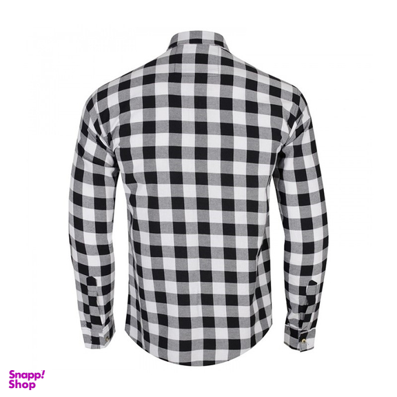 پیراهن کتان مردانه پالتار شیک (Paltar Shik) طرح چهارخانه کد 344009002