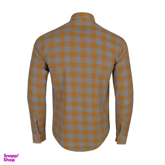 پیراهن کتان مردانه پالتار شیک (Paltar Shik) طرح چهارخانه کد 344009030
