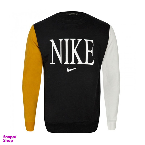 پلیور بافت یقه گرد مردانه پالتار شیک (Paltar Shik) طرح Nike کد 344010302