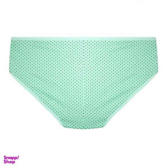 شورت زنانه اسلیپ (Slip) طرح نقطه مدل RG-INL 141 رنگ فیروزه ای