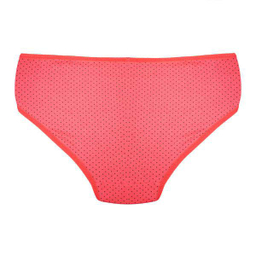 شورت زنانه اسلیپ (Slip) طرح نقطه مدل RG-INL 140 رنگ قرمز