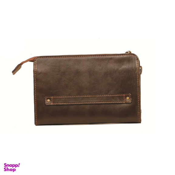 کیف دستی چرم طبیعی چرم ما مدل قفل ناخنی کد 529000