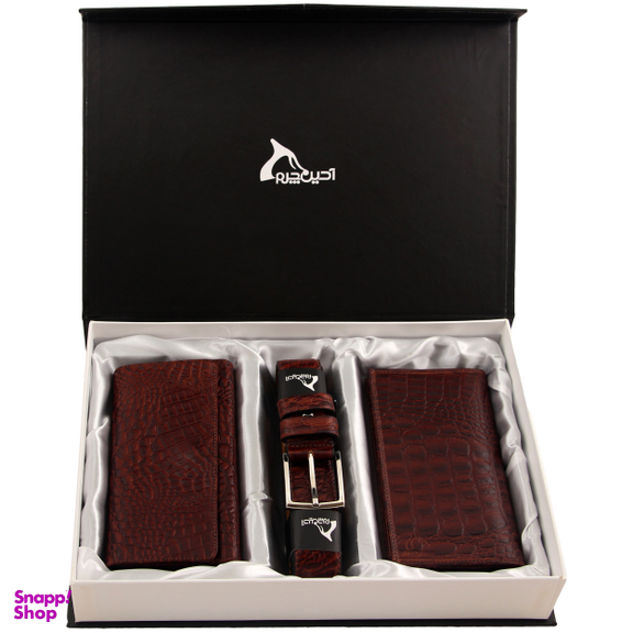 ست هدیه چرم طبیعی آدین چرم (Adin Charm) مدل DS24